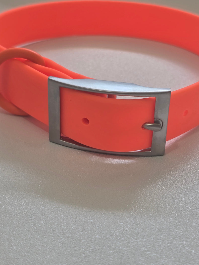 PVC collar for large dogs, durable and stylish pet accessory.